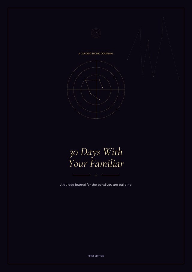 30 Days With Your Familiar guided journal cover